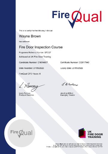 Certificate Cq017940 Inspection Medium