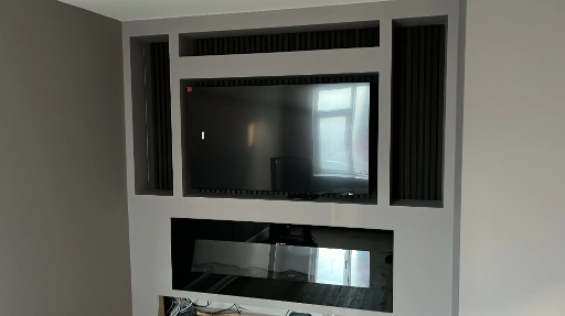 Bespoke Fitted Living Room Media Wall 1 Medium